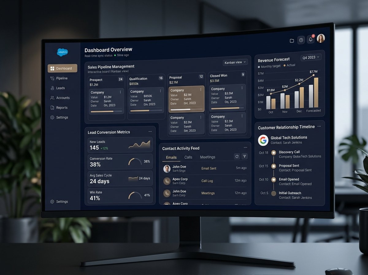 Enterprise CRM Sales Pipeline and Dashboard